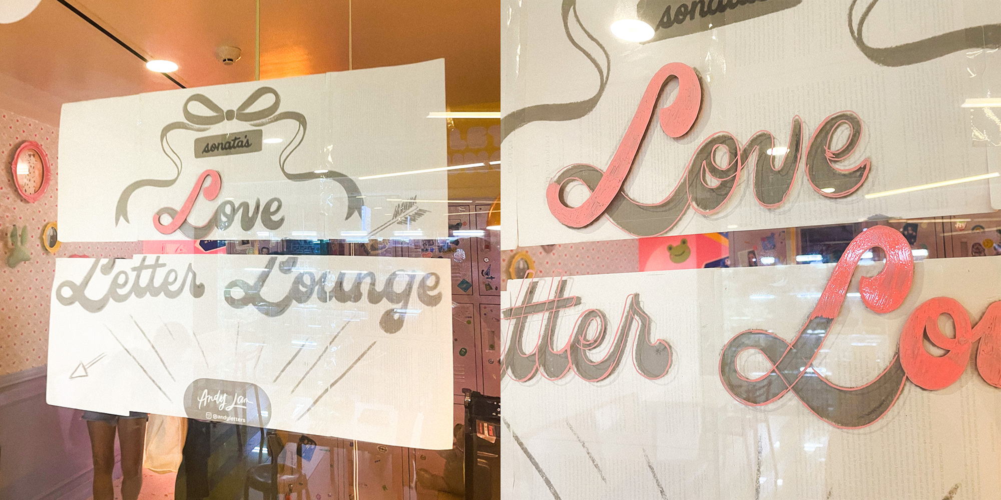 Love Letter Lounge Storefront by Andy Lam